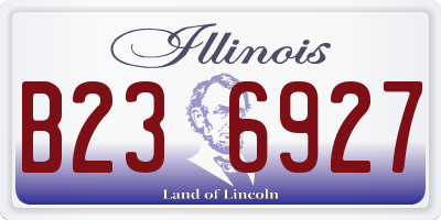 IL license plate B236927
