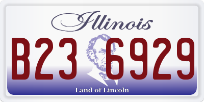 IL license plate B236929