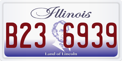 IL license plate B236939