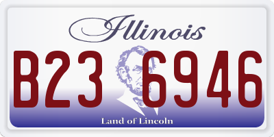 IL license plate B236946