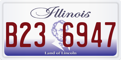 IL license plate B236947