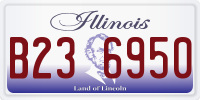 IL license plate B236950