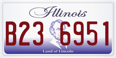 IL license plate B236951