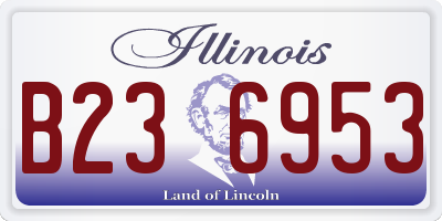 IL license plate B236953
