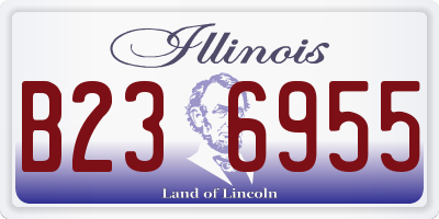 IL license plate B236955