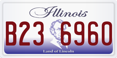 IL license plate B236960