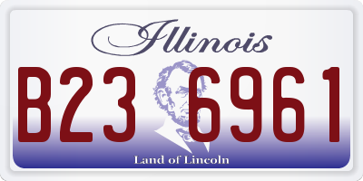 IL license plate B236961