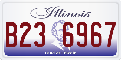 IL license plate B236967