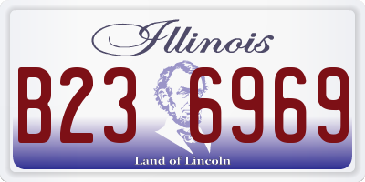 IL license plate B236969