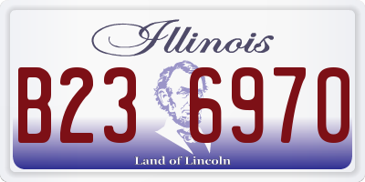 IL license plate B236970