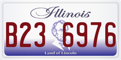 IL license plate B236976