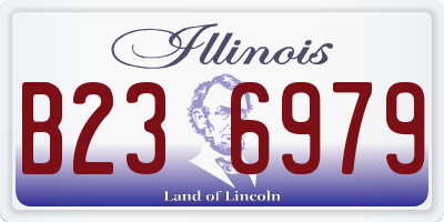 IL license plate B236979