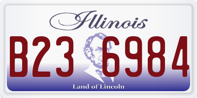 IL license plate B236984