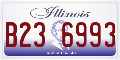 IL license plate B236993