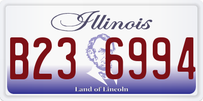IL license plate B236994