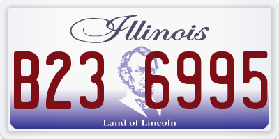 IL license plate B236995