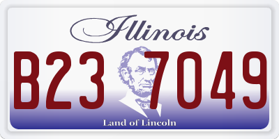 IL license plate B237049