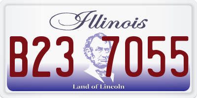 IL license plate B237055