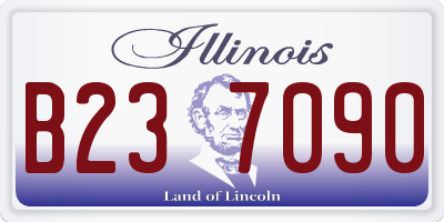 IL license plate B237090
