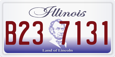 IL license plate B237131