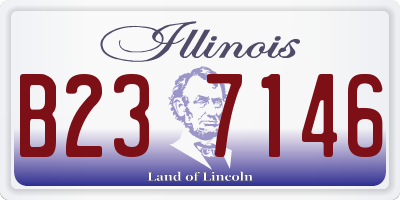 IL license plate B237146