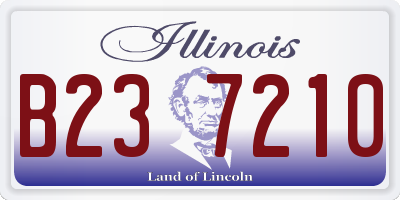 IL license plate B237210