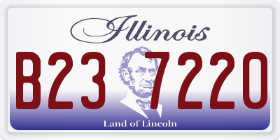 IL license plate B237220