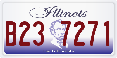 IL license plate B237271