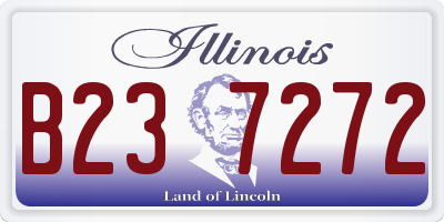 IL license plate B237272