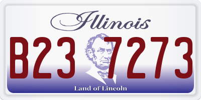 IL license plate B237273