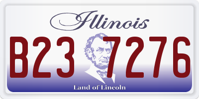 IL license plate B237276