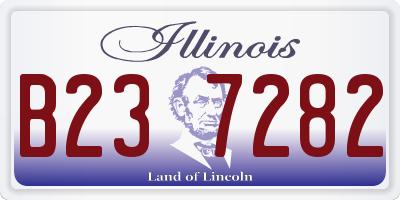 IL license plate B237282