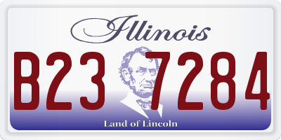 IL license plate B237284