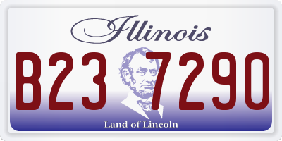 IL license plate B237290