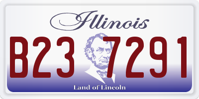 IL license plate B237291