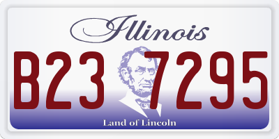 IL license plate B237295
