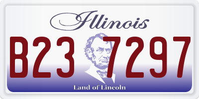 IL license plate B237297