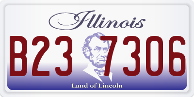 IL license plate B237306
