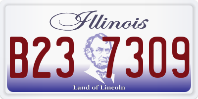 IL license plate B237309