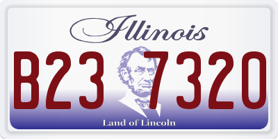 IL license plate B237320