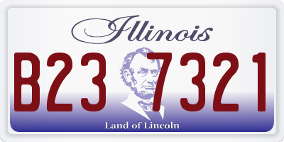 IL license plate B237321