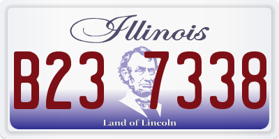 IL license plate B237338