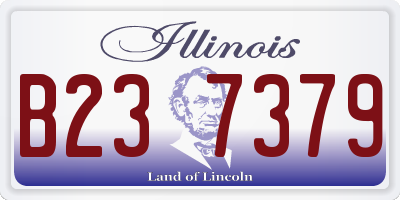 IL license plate B237379