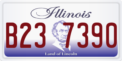 IL license plate B237390