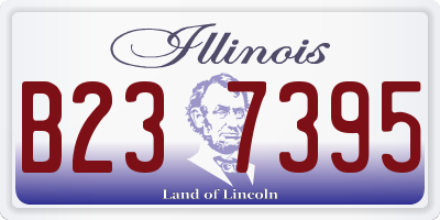 IL license plate B237395