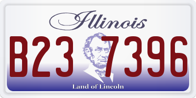 IL license plate B237396