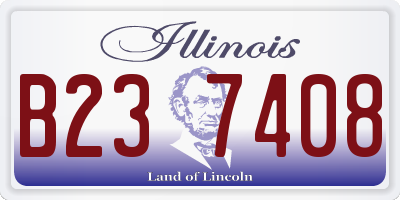IL license plate B237408
