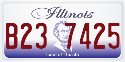 IL license plate B237425