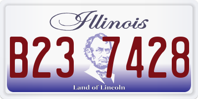 IL license plate B237428