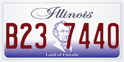 IL license plate B237440